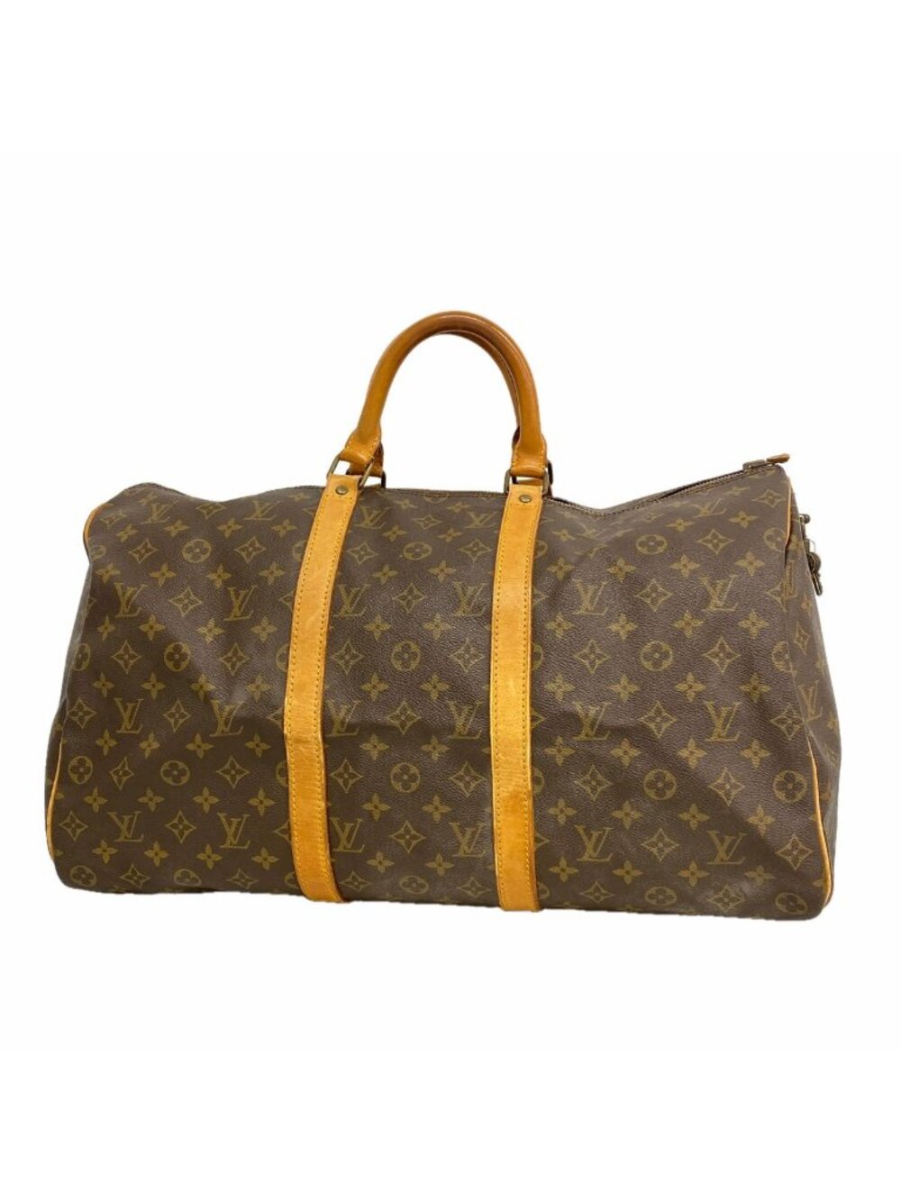 Louis Vuitton Boston Bag Monogram Keepall 50 Brown